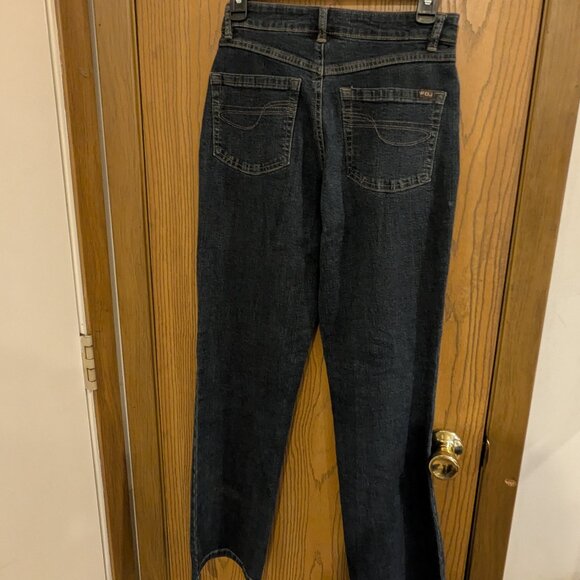 French Dressing Jeans Peggy High Rise Dark Wash Straight Leg Jeans-Size 2 P - Picture 3 of 4